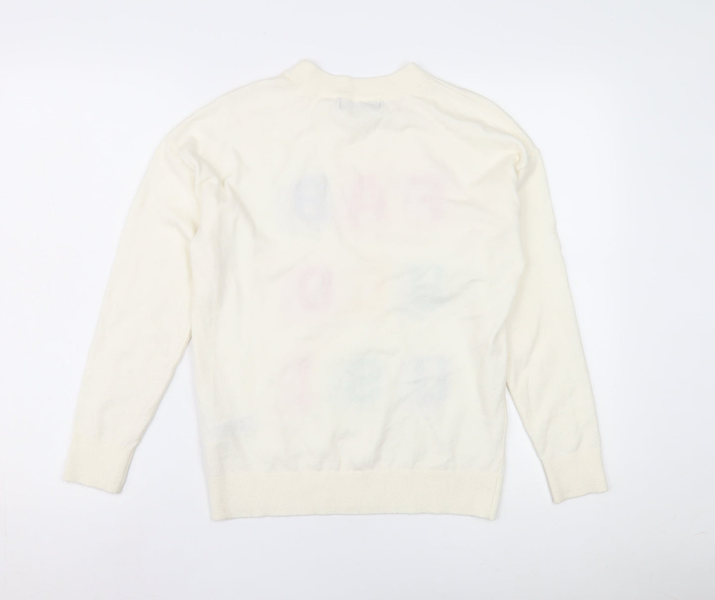 Marks and Spencer Women's Ivory Pullover Jumper, S