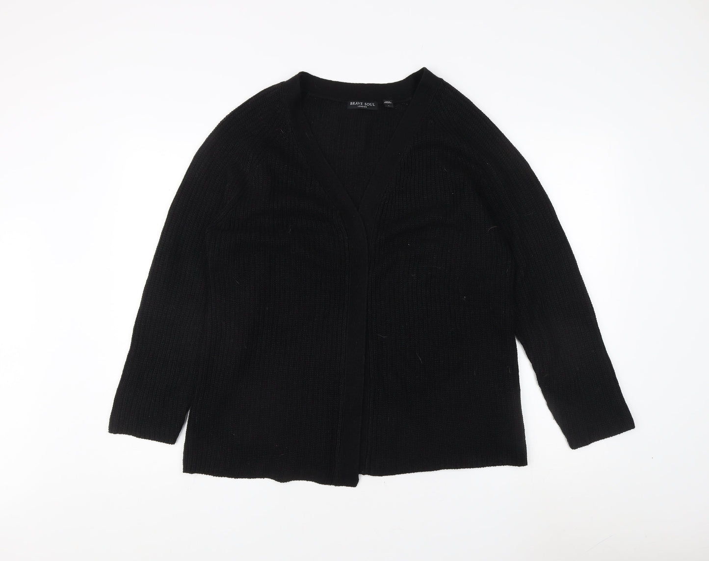 Brave Soul Women's Black Cardigan, Size 12