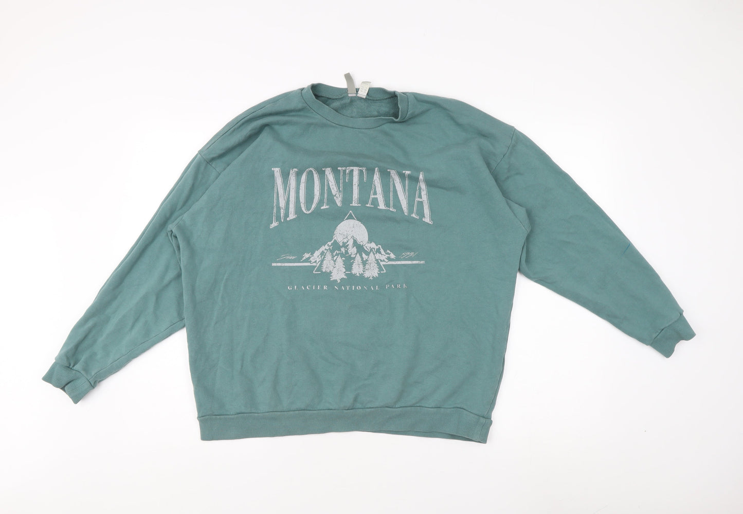 ASOS Women's Green Pullover Sweatshirt Size 10