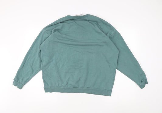ASOS Women's Green Pullover Sweatshirt Size 10
