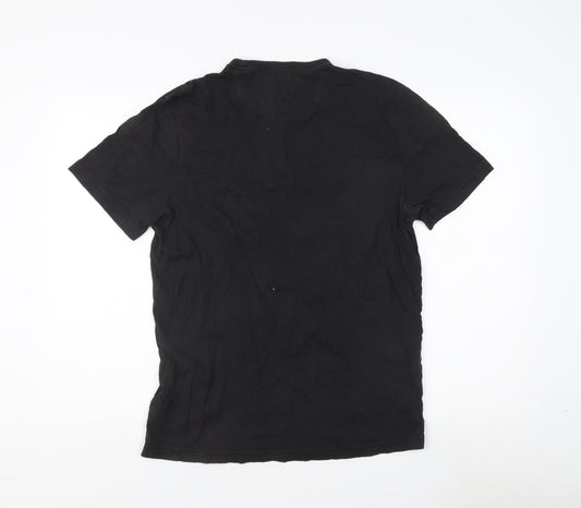 Farah Men's Black Organic Cotton T-Shirt L