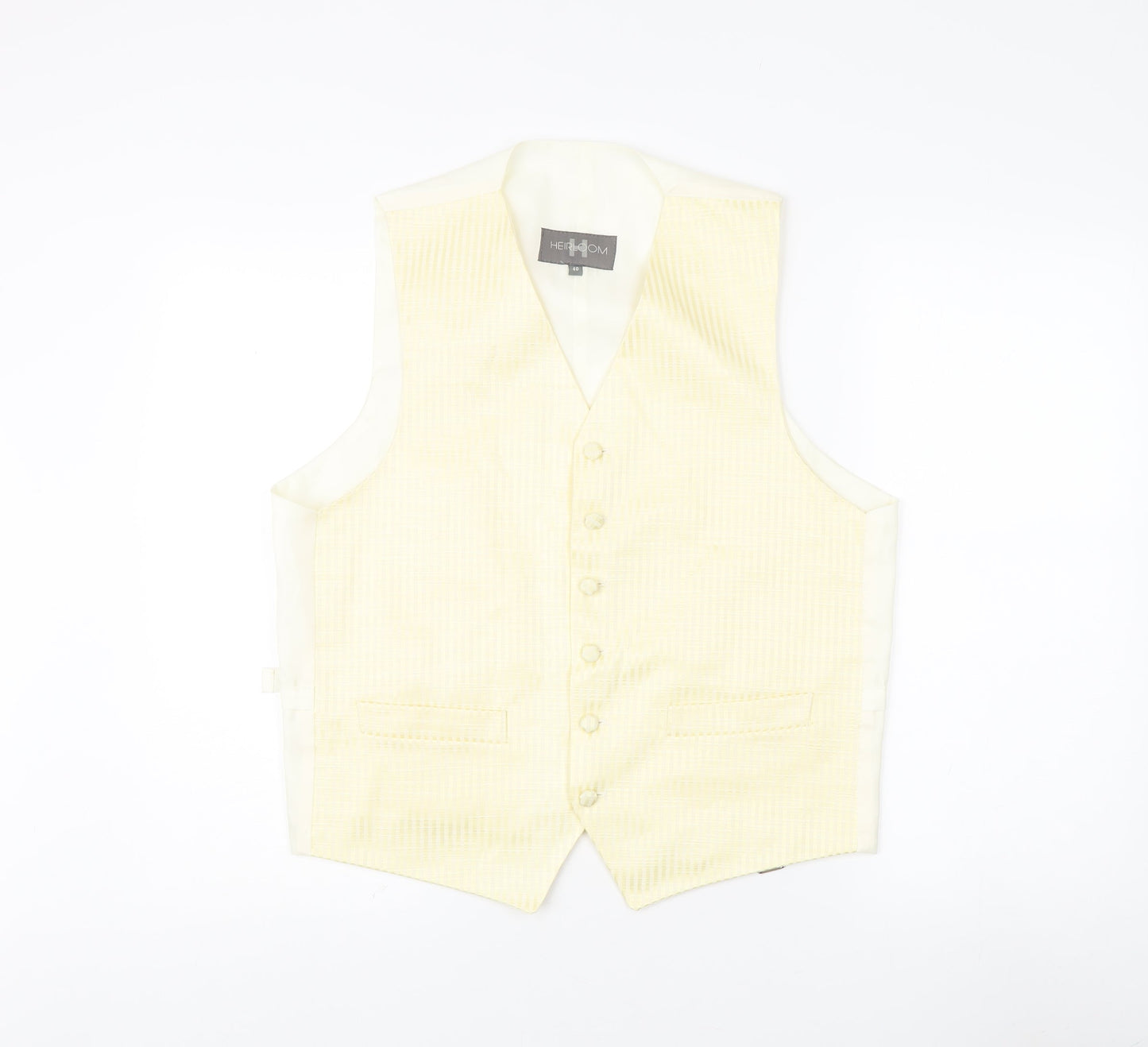 Heirloom Men's Ivory Suit Waistcoat Size 40 Formal