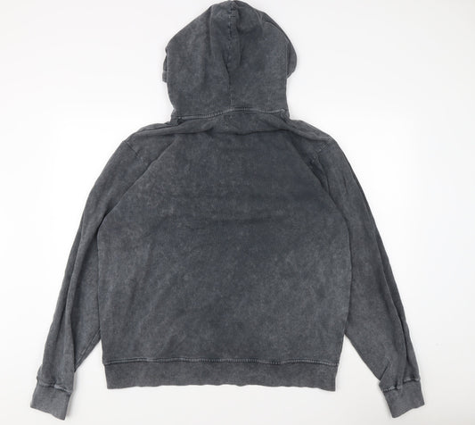 Fabric Grey Unisex Pullover Hoodie M