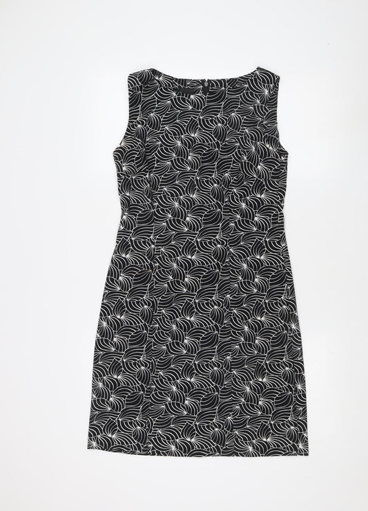 AB Studio Black Sheath Dress for Women Size 10