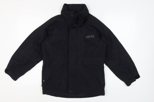 TOG 24 Boys Black Parka Jacket, Age 9-10, Winter Outdoor