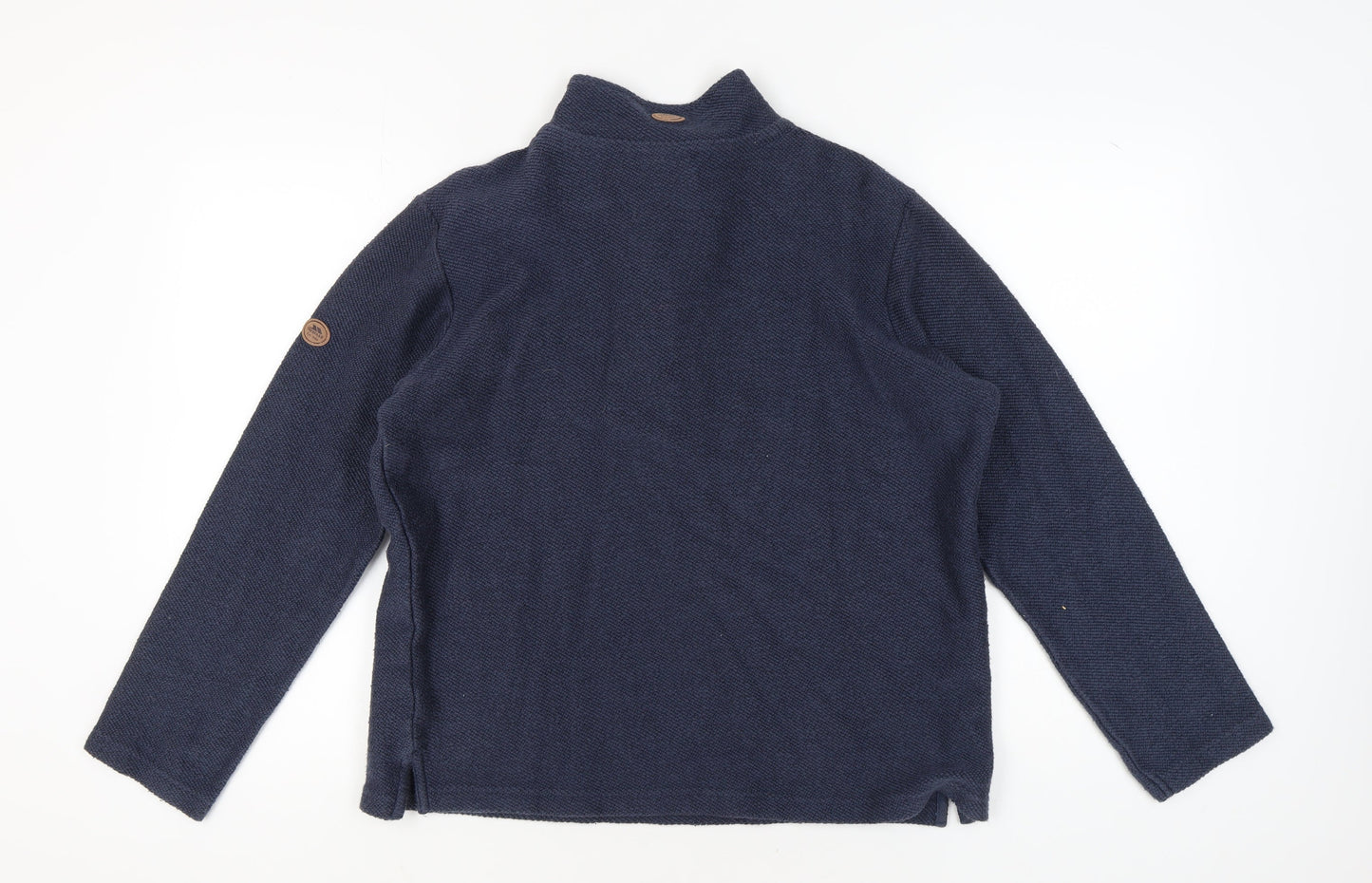 Trespass Men's Blue 1/4 Zip Sweatshirt Size M