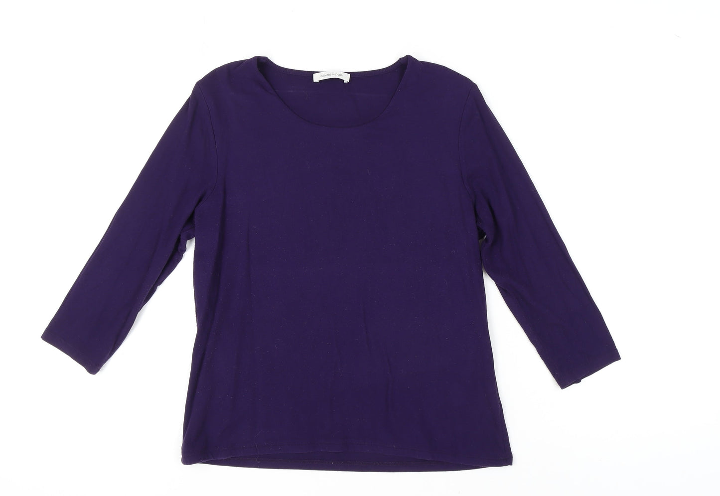 Windsmoor Women's Purple Basic T-Shirt Size S