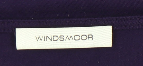 Windsmoor Women's Purple Basic T-Shirt Size S