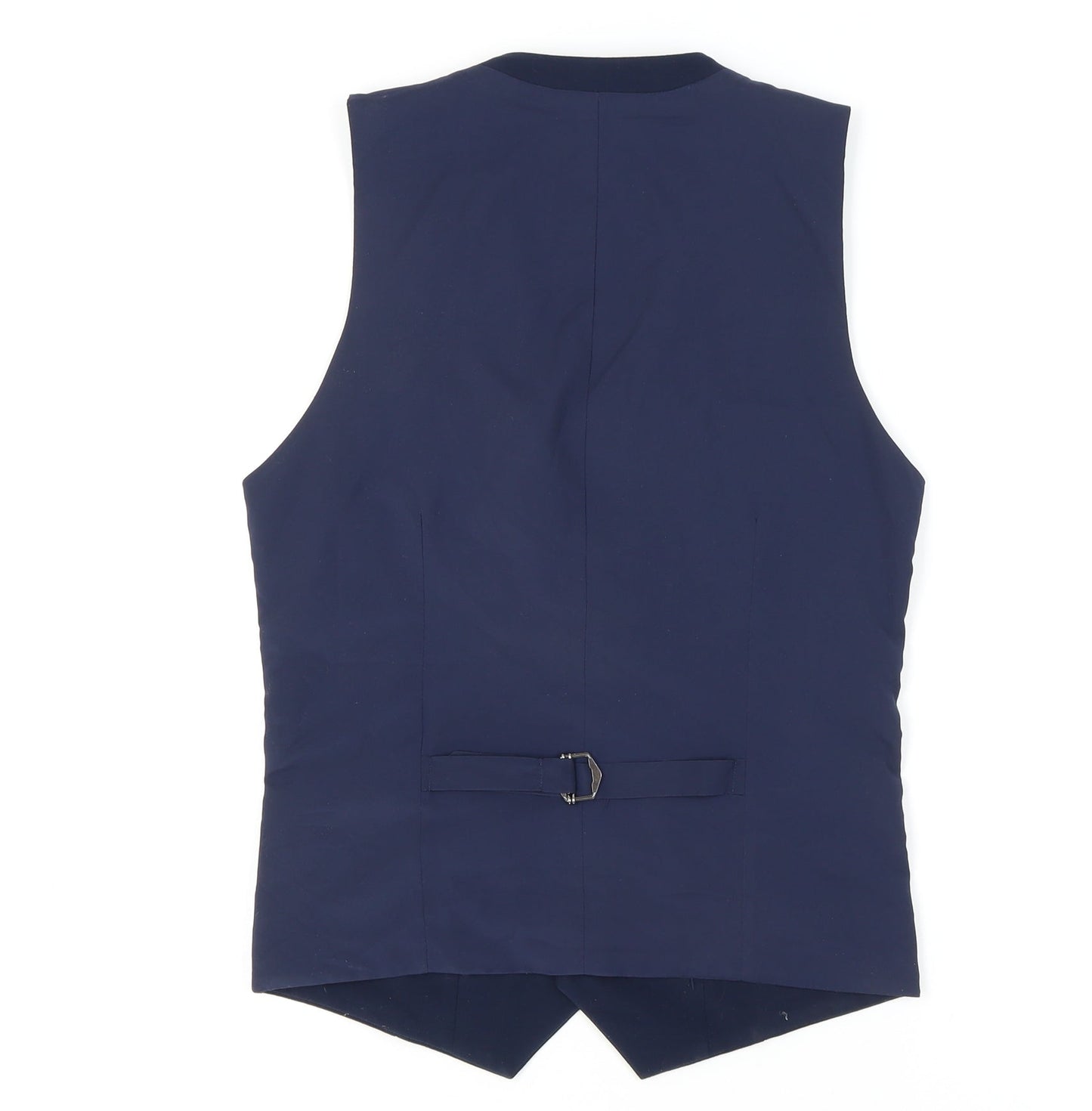 ONE SIX 5IVE Men’s Blue Slim Fit Waistcoat Size 34R
