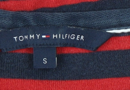 Tommy Hilfiger Women's Multicoloured Striped T-Shirt - S