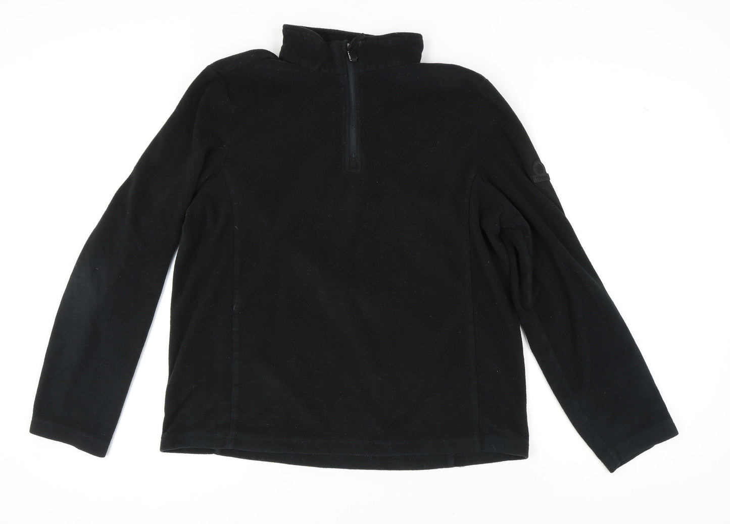 TOG24 Men's Black Fleece Pullover Sweatshirt Size L