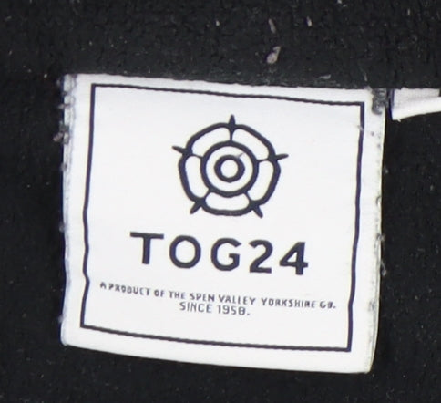 TOG24 Men's Black Fleece Pullover Sweatshirt Size L