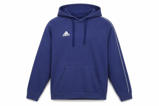 Mens UK M Regular adidas Blue Pullover Hoodie