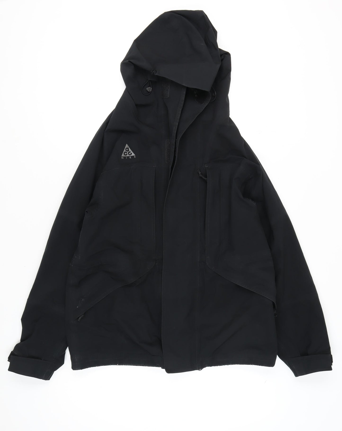 Nike Men's Black XS Rain Coat Waterproof Jacket