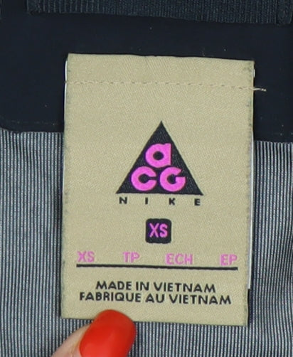 Nike Men's Black XS Rain Coat Waterproof Jacket