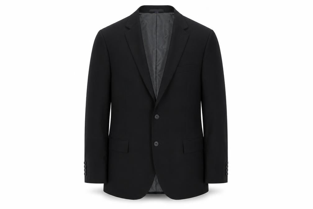 Marks and Spencer Men's Black 42R Blazer - Formal Style