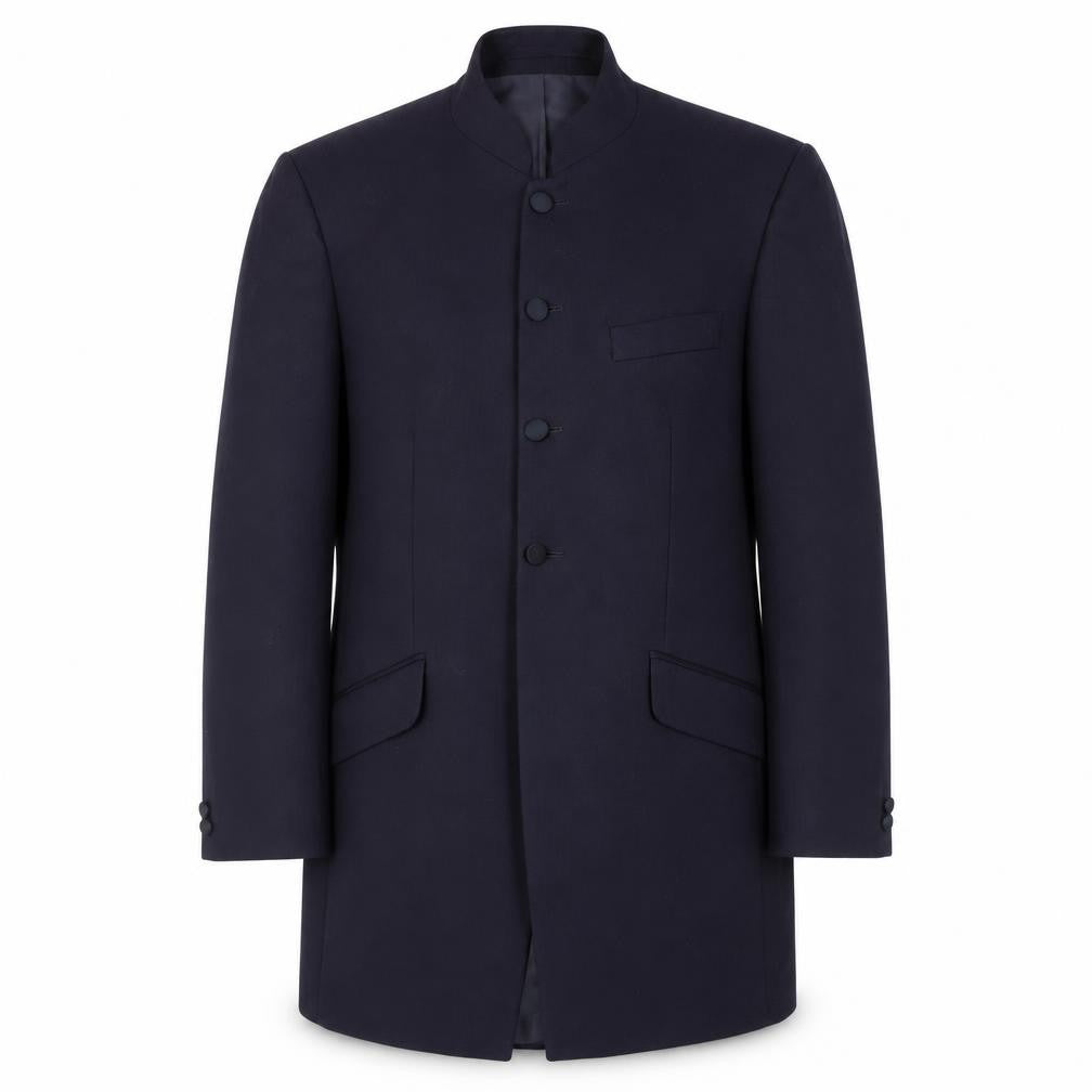 Mens 42 Chest Regular Magee Blue Four-Button Blazer