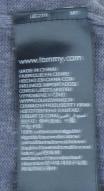 Tommy Hilfiger Men's Blue Crew Neck Jumper L