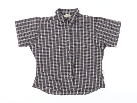 Trespass Women's Multicoloured Plaid Button-Up M