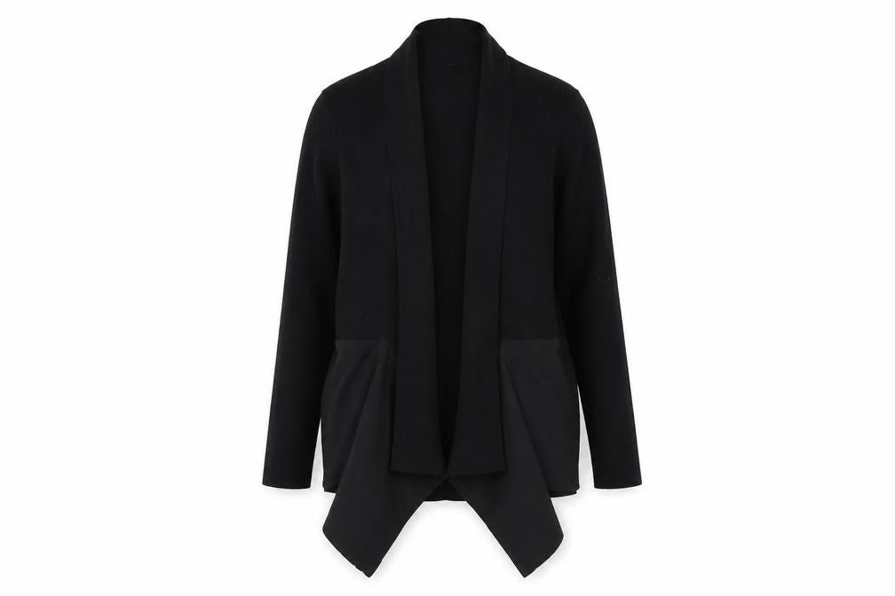 Marks and Spencer Women's Black Open Front Cardigan Size 16