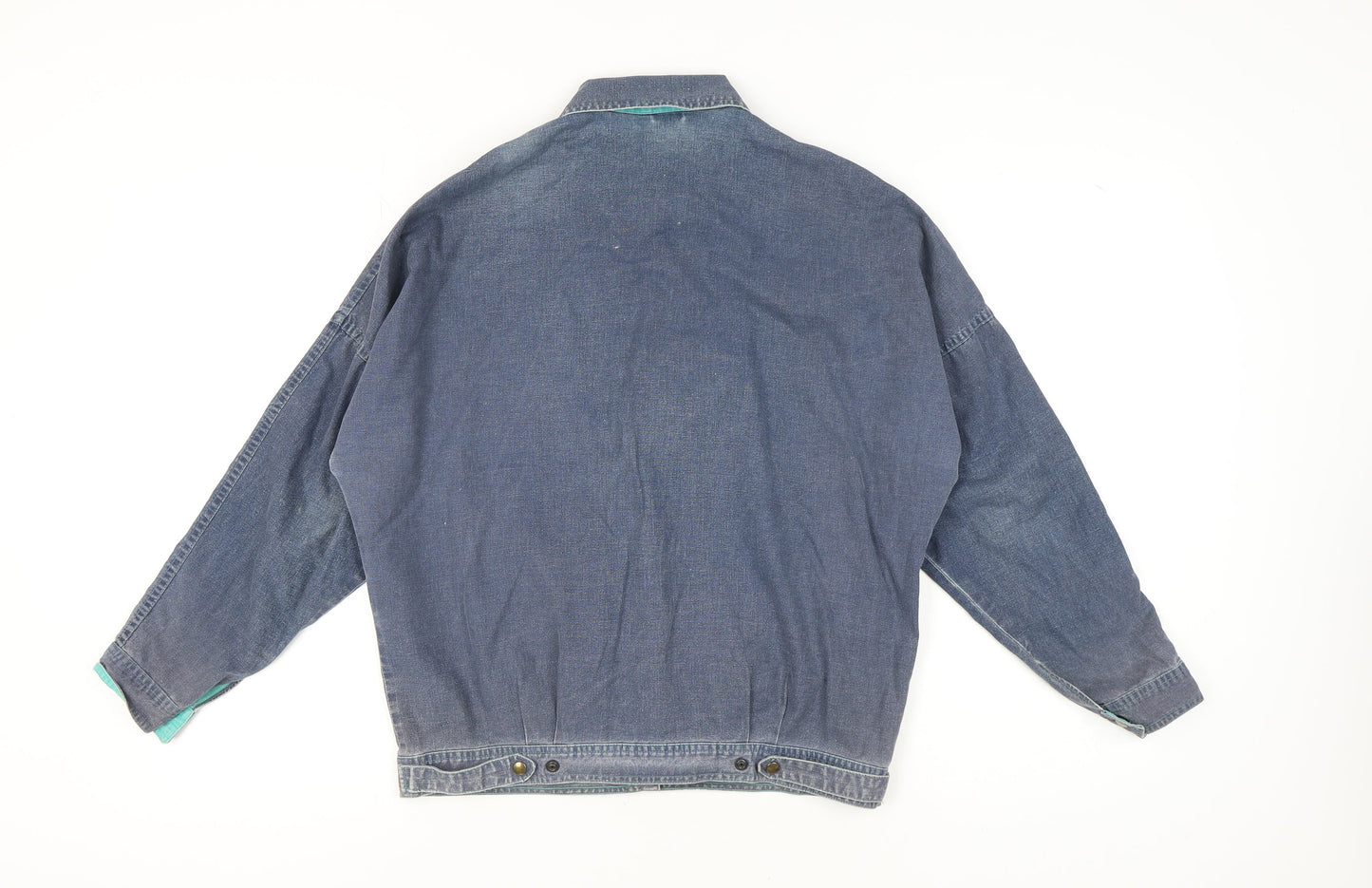 Marks and Spencer Women's Blue Denim Jacket, Size 10