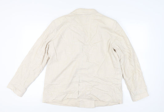 Vero Moda Women's Beige Blazer Size 18 Double-Breasted