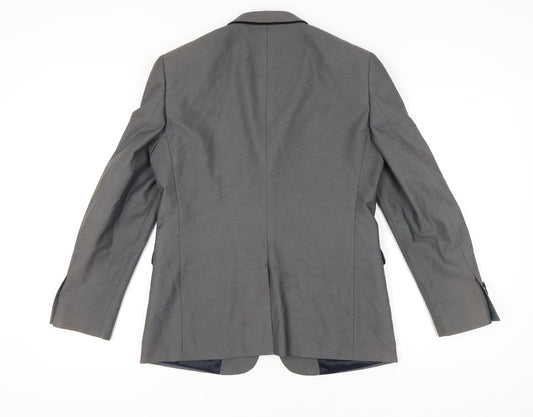 Burton Grey Blazer Slim Fit Unisex Adults Size 12