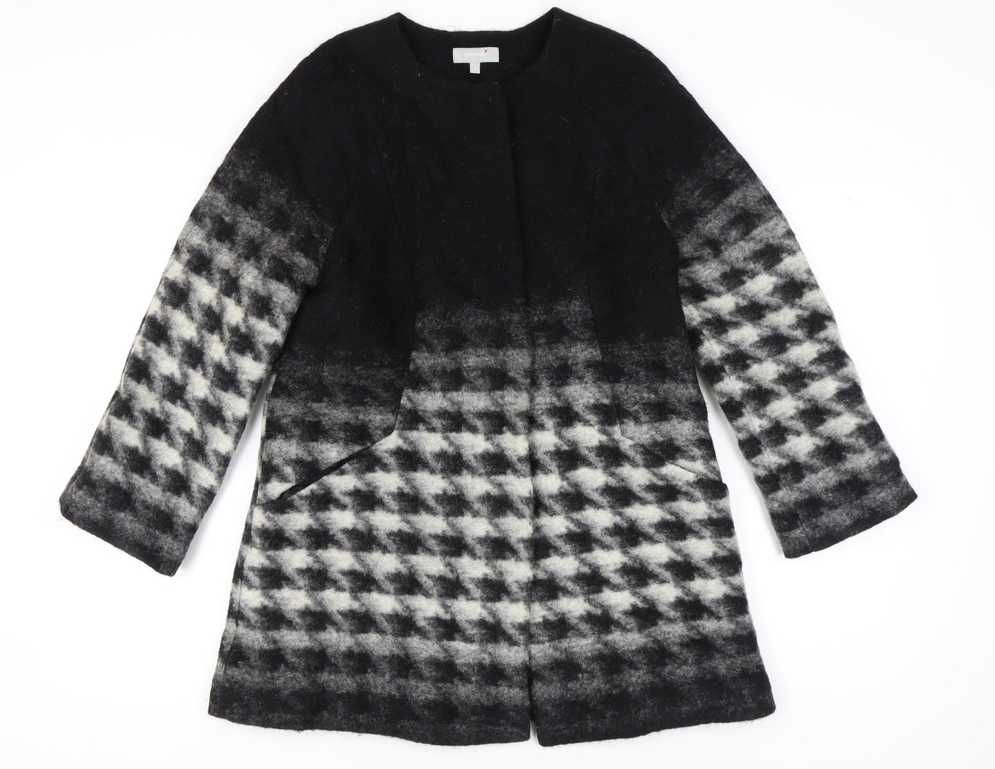 Marks and Spencer Women's Black Size 10 Mid-Length Coat