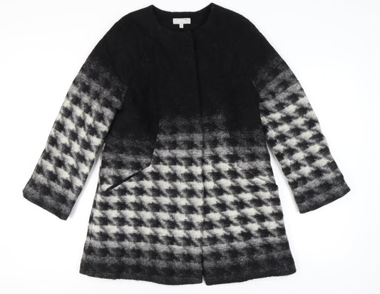 Marks and Spencer Women's Black Size 10 Mid-Length Coat