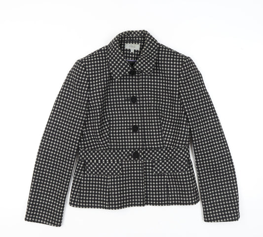 Marks and Spencer Women's Black Wool Blazer, Size 12