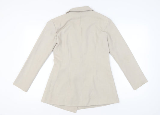 4th & Reckless Women's Beige Tailored Blazer UK 8