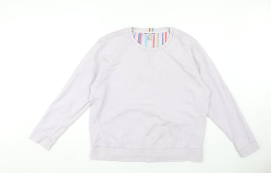 Joules Women's Ivory Cotton Sweatshirt Size 14