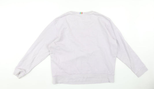 Joules Women's Ivory Cotton Sweatshirt Size 14