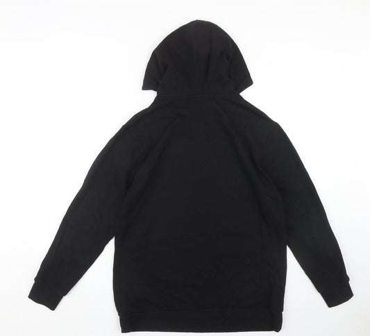 NASA Black Pullover Hoodie with NASA Logo for Unisex Adults