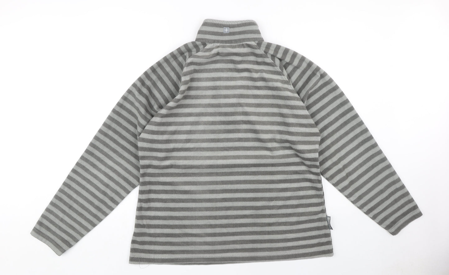 Mountain Warehouse Grey Striped Women's Sweatshirt Size 18