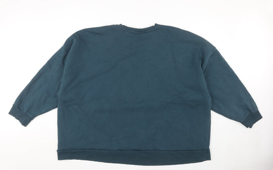Harry Potter Unisex Blue 2XL Pullover Graphic Sweatshirt