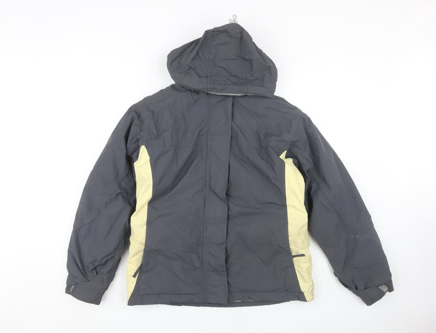B&C Unisex Grey Hooded Jacket S - Casual & Warm