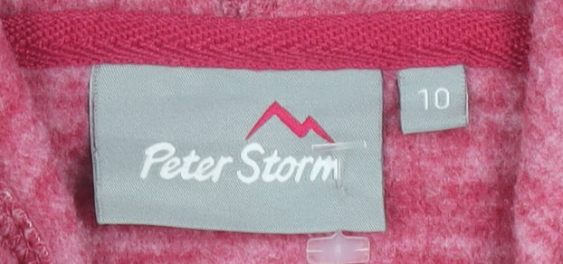 Peter Storm Women's Pink Pullover Hoodie Size 10
