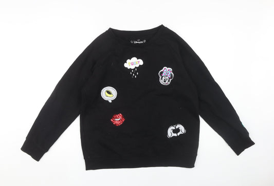 Disneyland Paris Unisex Black XL Pullover Sweatshirt