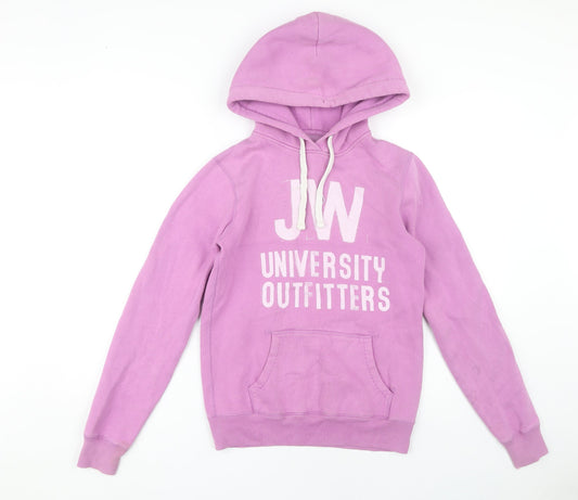 Jack Wills Pink Women's Pullover Hoodie Size 8
