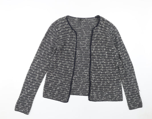 United Colors of Benetton Women's Multicoloured Open Front Cardigan L