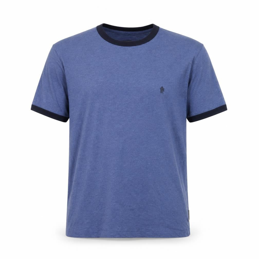 French Connection Men's Blue Crew Neck T-Shirt, M