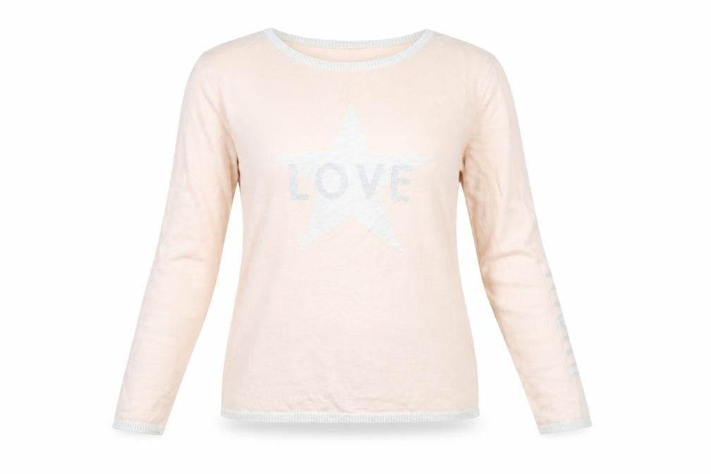 Front view of Oui Women's Ivory jumper, size 6