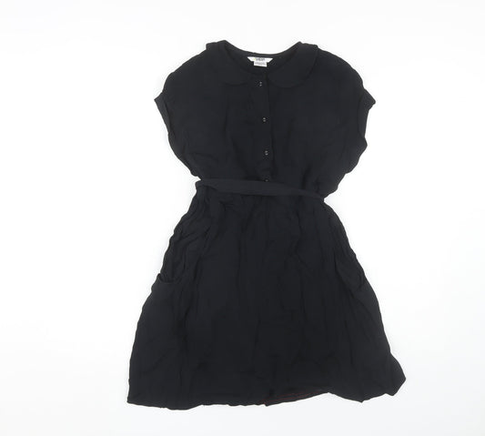 Mamas & Papas Women's Black Shirt Dress Size 6