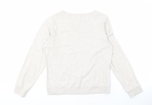Harry Potter Girls Grey Long Sleeve Sweatshirt Size 12-14 Years