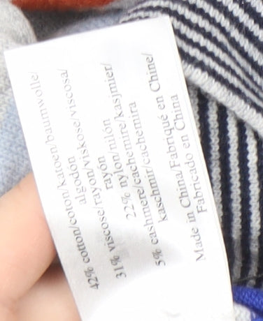 Laura Ashley Women's Multicoloured Henley Jumper - Size 12