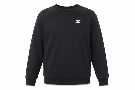 Front view of Adidas Men's Black XS Pullover Sweatshirt