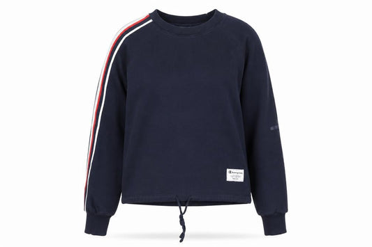 Womens UK S Regular Champion Black Pullover Sweatshirt