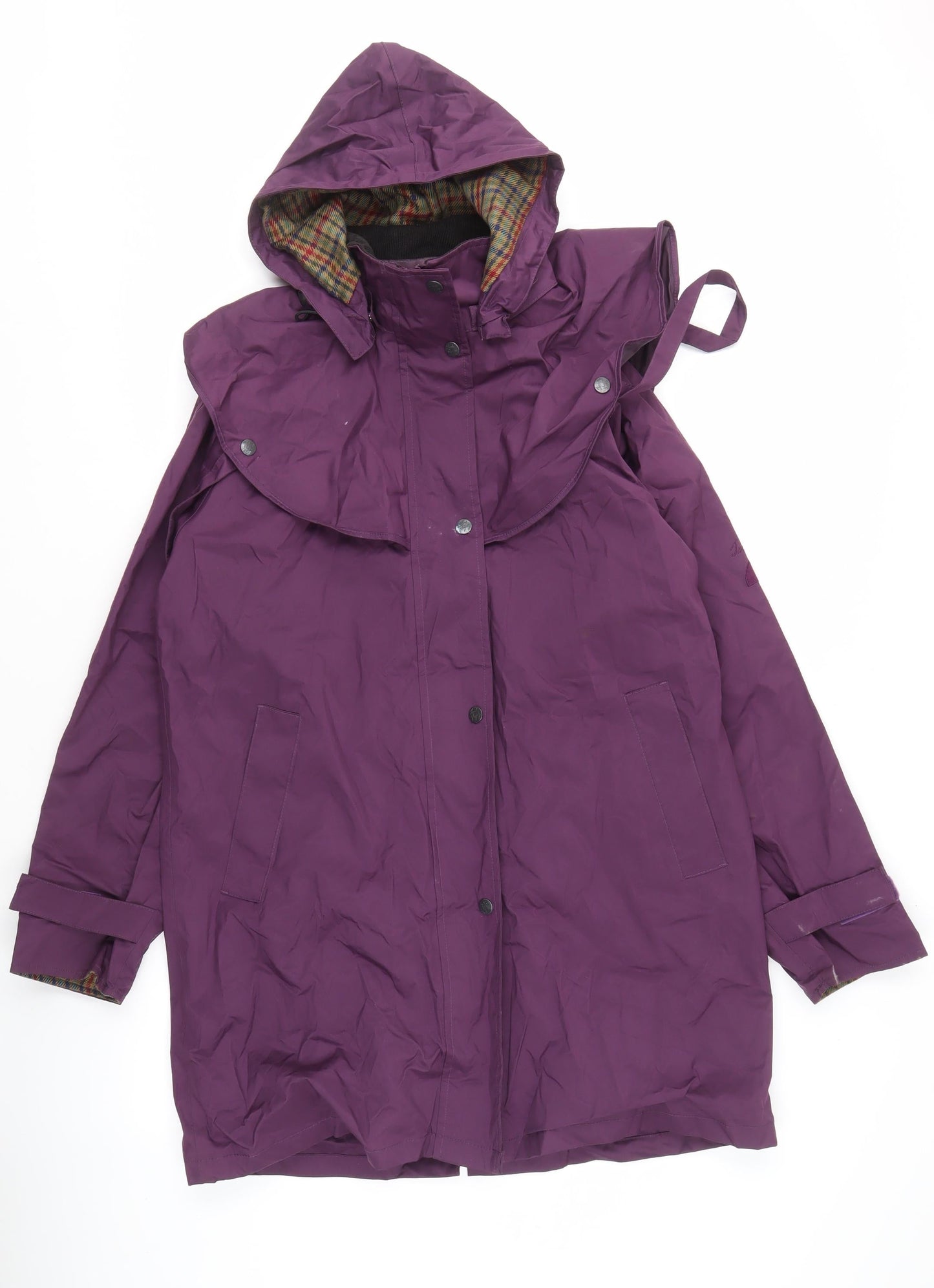 Jack Murphy Women's Purple Hooded Waterproof Coat