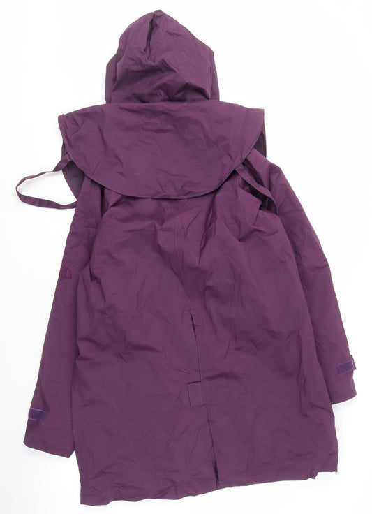 Jack Murphy Women's Purple Hooded Waterproof Coat